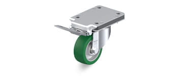 Kompatibla länkhjul till ErgoMove 500: Länkhjul av pressat stål med ”ideal-stop”-broms